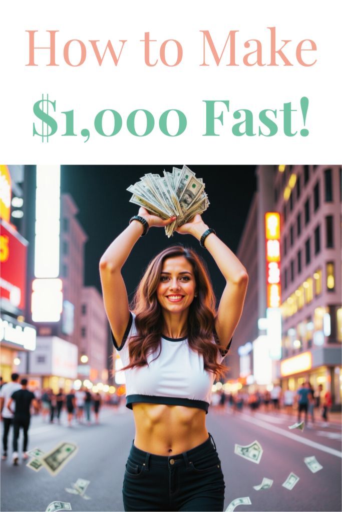 How to Make $1,000 Fast (Even If You’re Broke & Clueless)