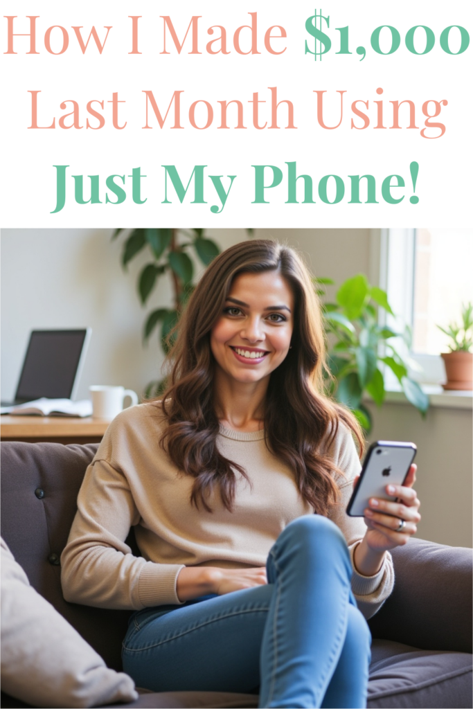 How I Made $1,000 in a Month Using Just My Smartphone