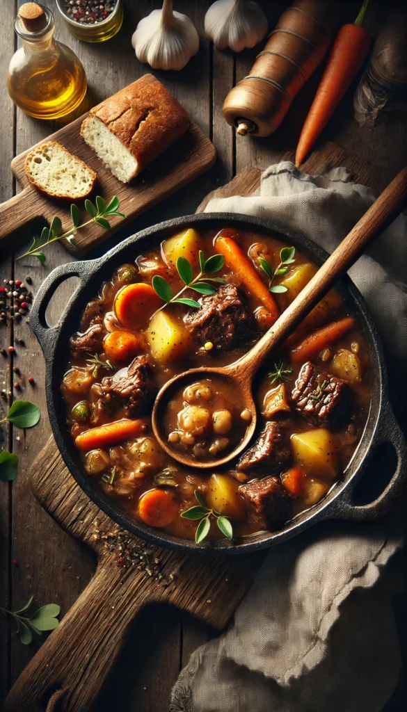 Hearty Beef & Vegetable Stew (A Cozy $5 Dinner)