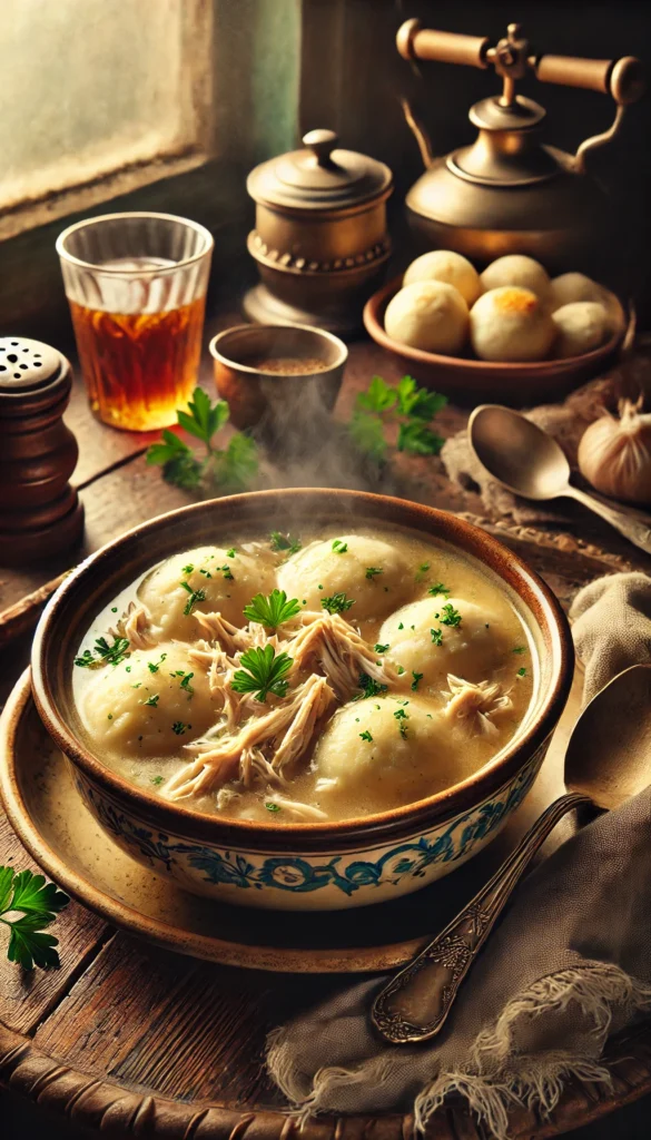 Southern-Style Chicken & Dumplings – A Comfort Classic on a Budget