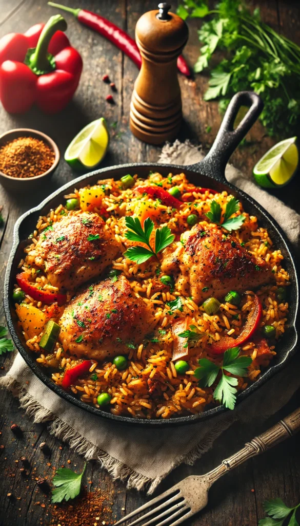 One-Pot Spicy Cajun Chicken & Rice (Fast, Cheap & Delicious!)